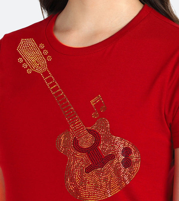 Women’s Cotton Sequin Motif T-Shirt Pack of 3 – ₹799 Only | MRP ₹3,099