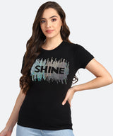 Women's Sequin Motifs Embellished cotton T-shirt