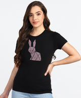 Women's Sequin Motifs Embellished cotton T-shirt