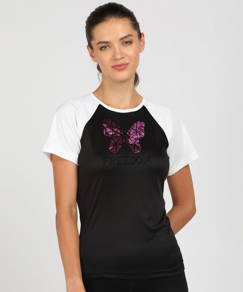 Women's Polyester Sports T-Shirt Pack of 2