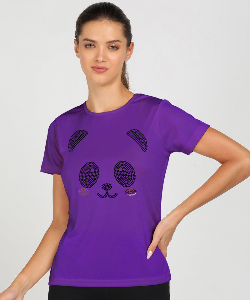 Women’s Polyester Sports T-Shirts (Pack of 2)