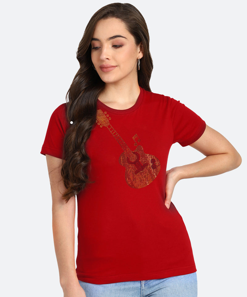 Women’s Cotton Sequin Motif T-Shirt Pack of 3 – ₹799 Only | MRP ₹3,099