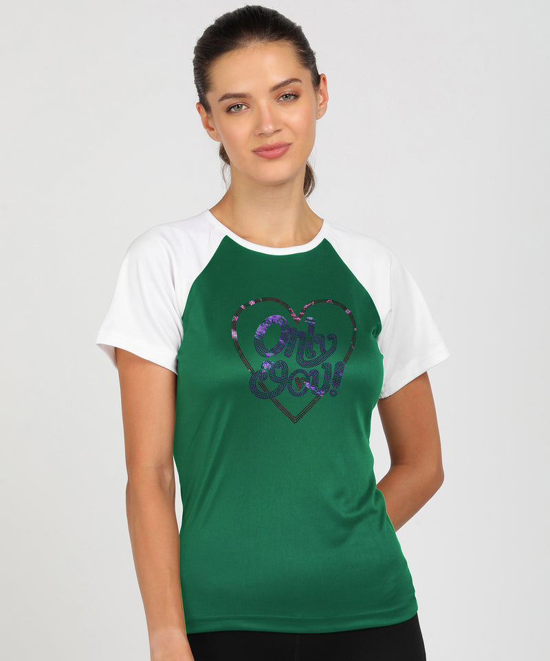 Women's Polyester Sports T-Shirt Pack of 2