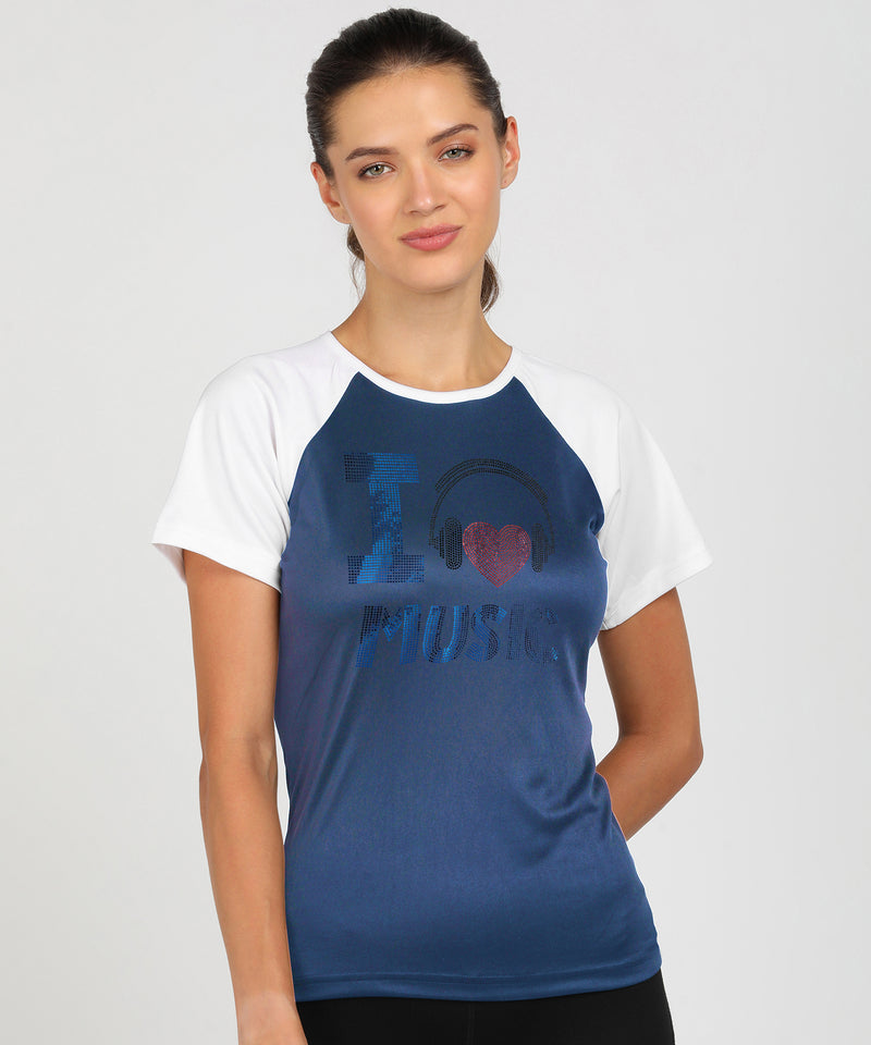 Women's Polyester Sports T-Shirt Pack of 2
