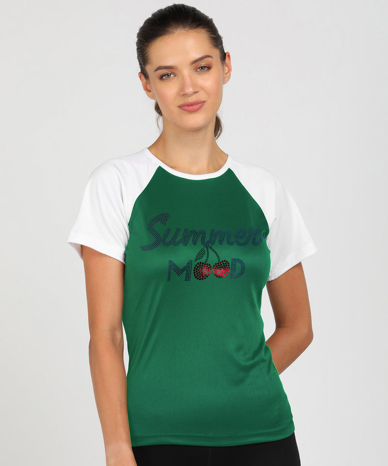 Women’s Polyester Sports T-Shirts (Pack of 2)