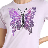 Women Sequins Motifs Embellished Cotton T-shirt