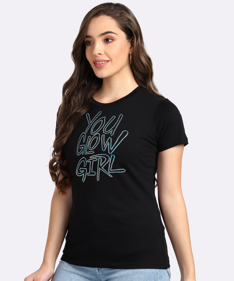 Women’s Cotton Sequin Motif T-Shirt Pack of 3 – ₹799 Only | MRP ₹3,099
