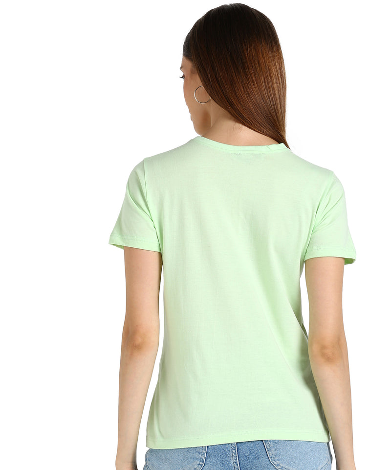 Women's Cotton Sequin Motif T-Shirt Combo