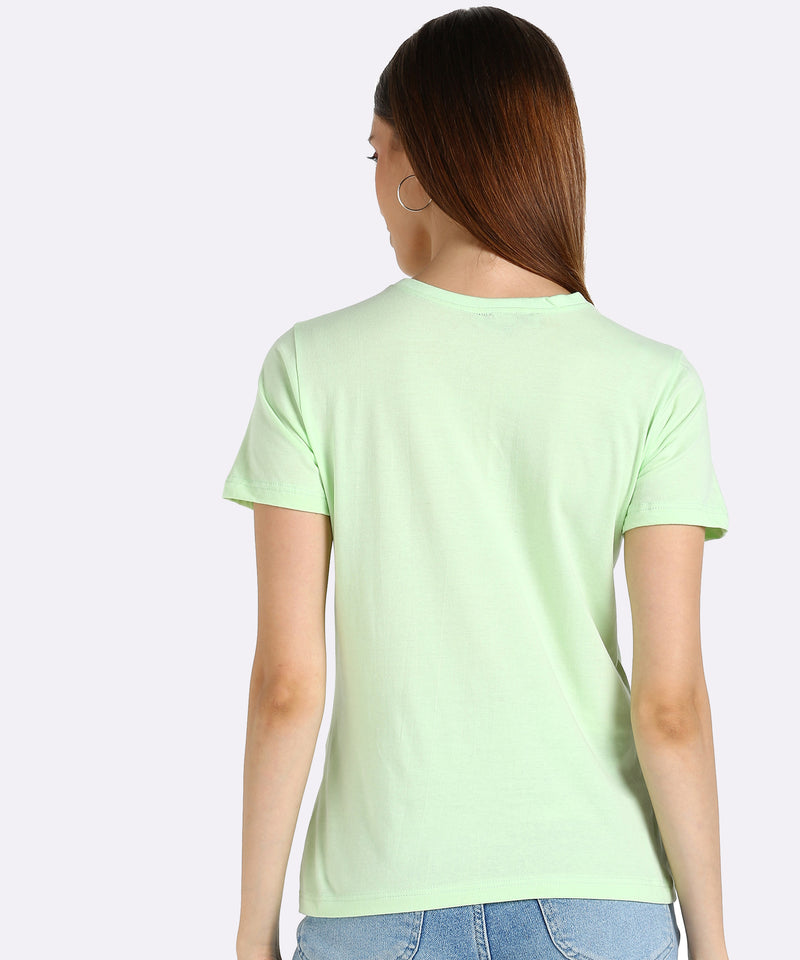 Sparkle Every Day with the Pack of 2 Women's Cotton Sequins Motifs T-Shirts