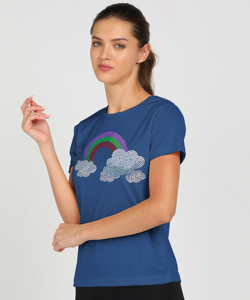 Women’s Polyester Sports T-Shirts (Pack of 2)