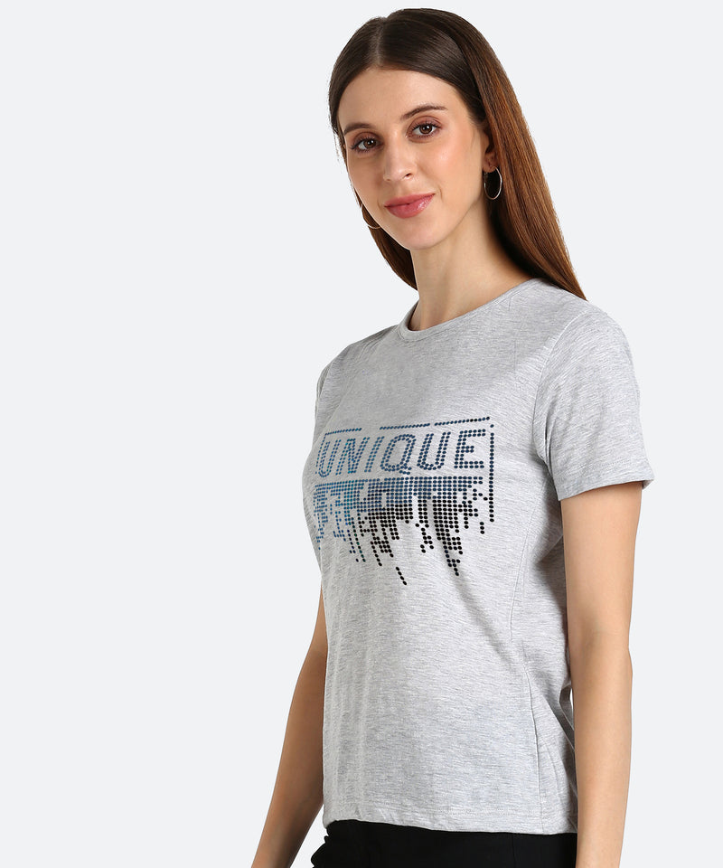 Women’s Cotton Sequin Motif T-Shirt Pack of 3 – ₹799 Only | MRP ₹3,099