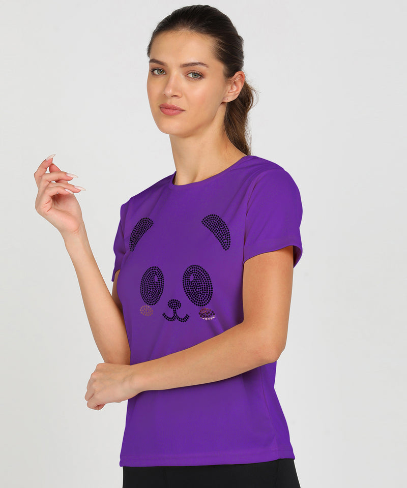 Women’s Polyester Sports T-Shirts (Pack of 2)