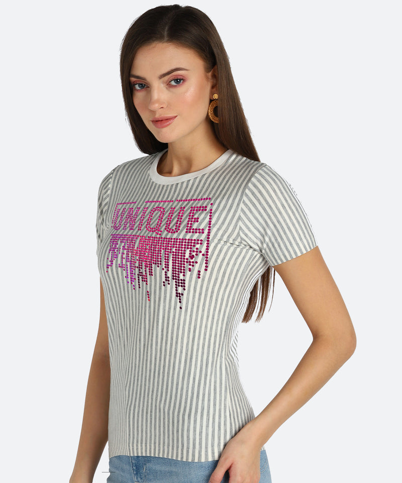 Women’s Cotton Sequin Motif T-Shirt Pack of 3 – ₹799 Only | MRP ₹3,099