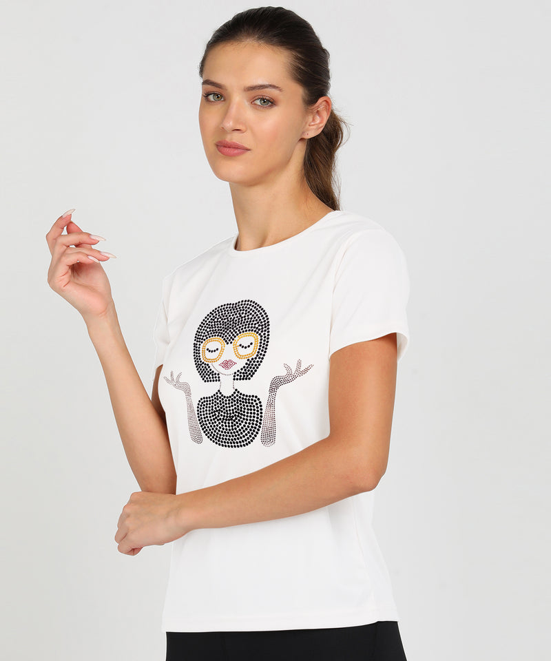Women’s Polyester Sports T-Shirts (Pack of 2)