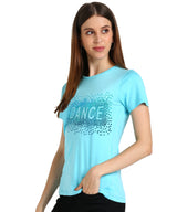 Women's Sequins Motifs Embellished Cotton T-shirt