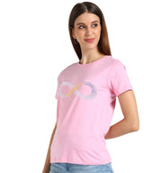 Women's Sequin Motifs Embellished cotton T-shirt