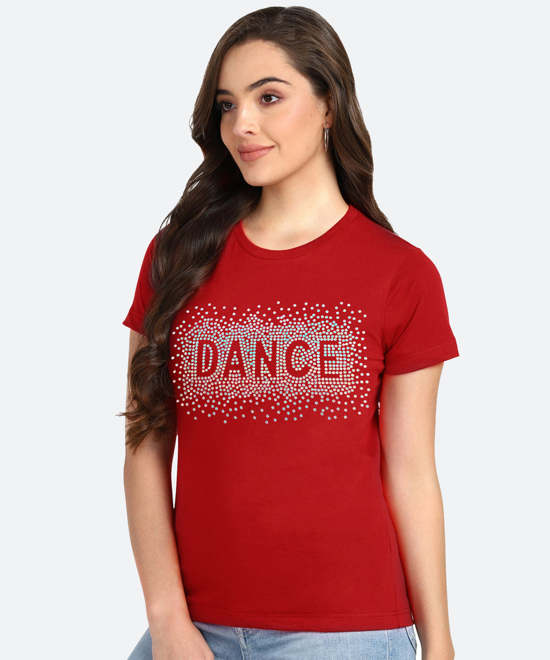 Women’s Cotton Sequin Motif T-Shirt Pack of 3 – ₹799 Only | MRP ₹3,099