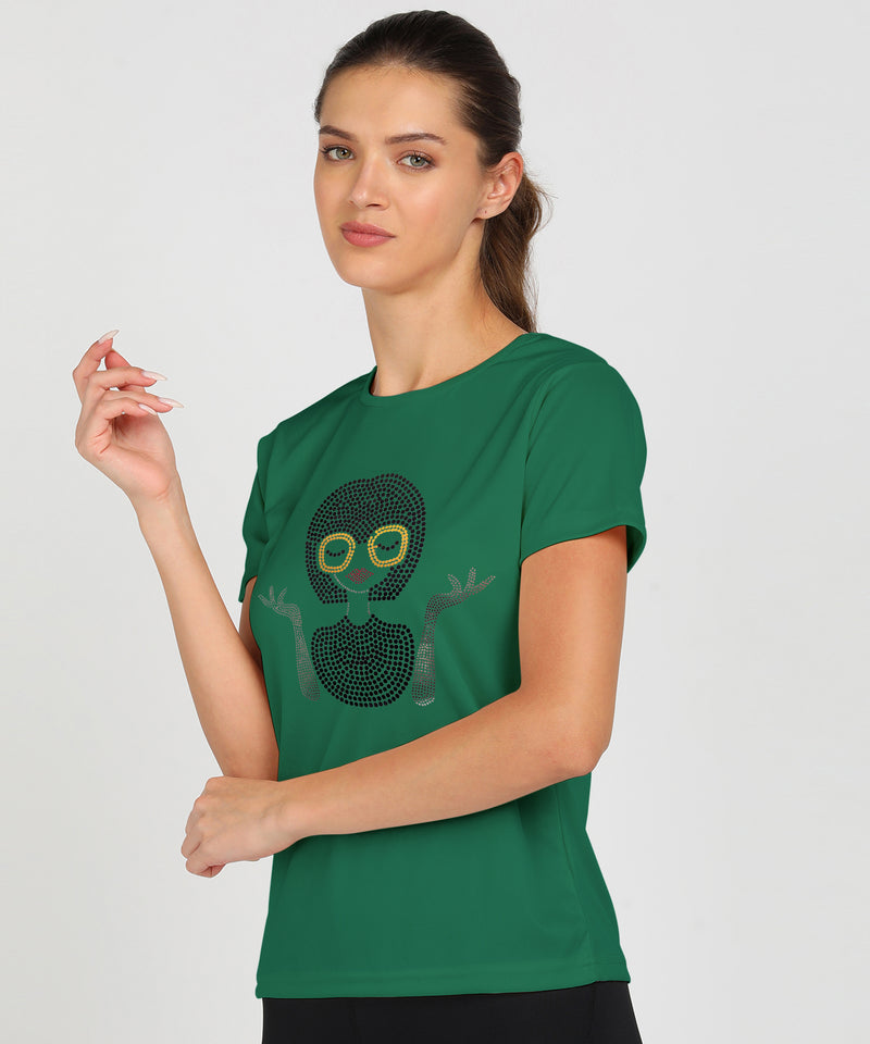 Women’s Polyester Sports T-Shirts (Pack of 2)