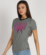 Women's Sequins Motifs Embellished Cotton T-shirt