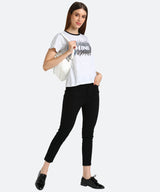 Women's Sequin Motifs Embellished cotton T-shirt