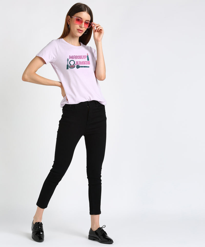 Women's Sequin Motifs Embellished cotton T-shirt