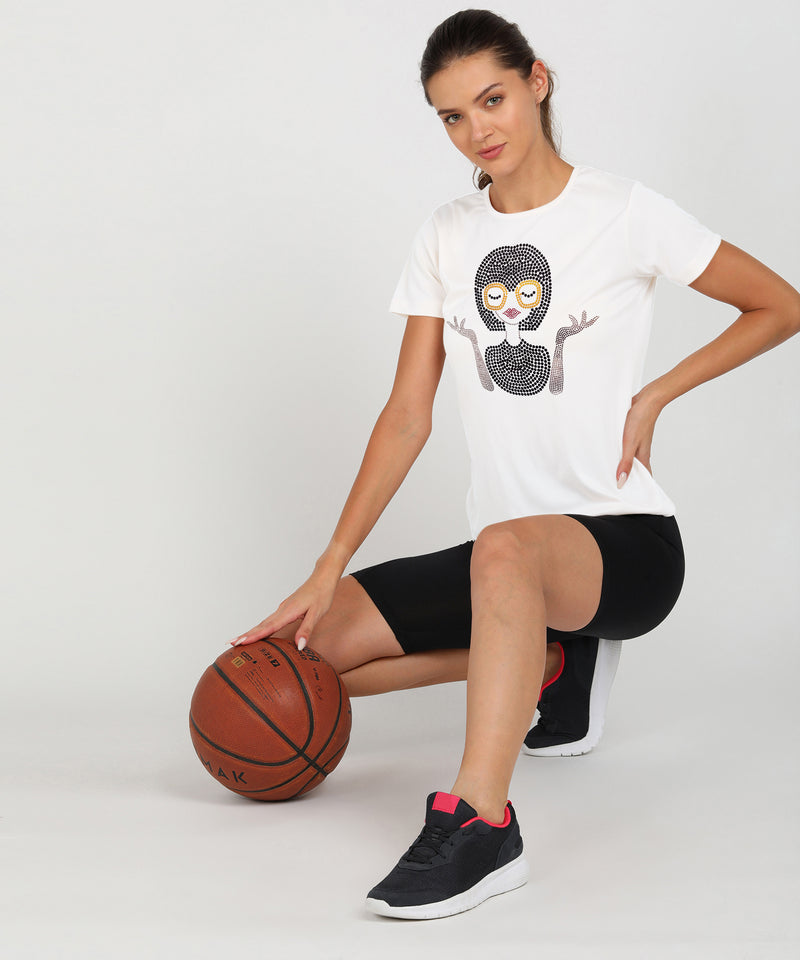 Women’s Polyester Sports T-Shirts (Pack of 2)