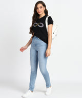 Women's Sequin Motifs Embellished cotton T-shirt