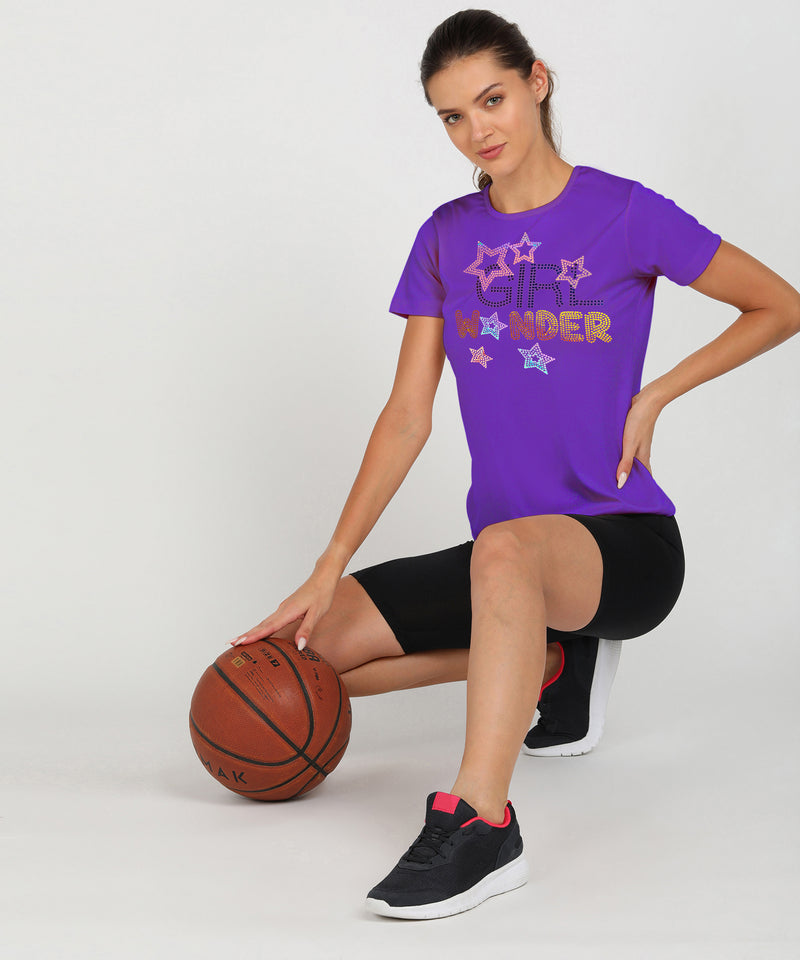 Women’s Polyester Sports T-Shirts (Pack of 2)