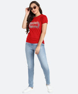 Women's Sequin Motifs Embellished cotton T-shirt