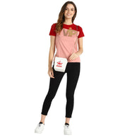 Women's Sequins Motifs Embellished Cotton T-shirt