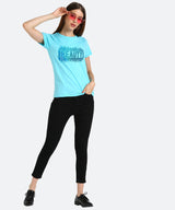 Women Sequins Motifs Embellished Cotton T-shirt