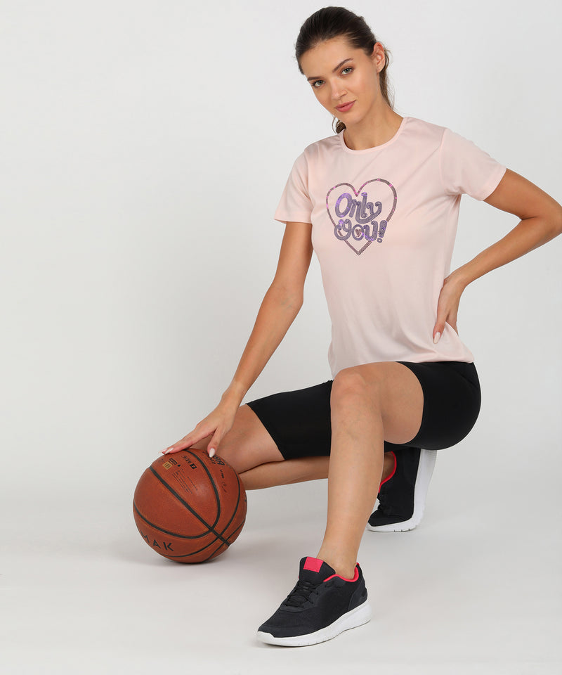 Women's Polyester Sports T-Shirt Pack of 2