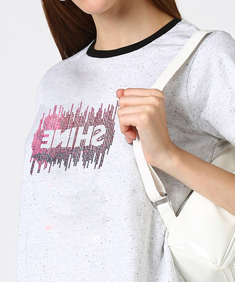 Women's Sequin Motifs Embellished cotton T-shirt