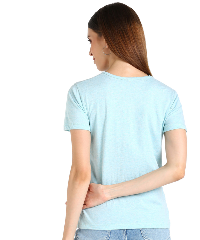 Women's Cotton Sequin Motif T-Shirt Combo
