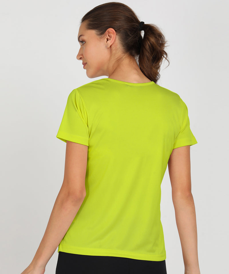 Women's Polyester Sports T-Shirt Pack of 2