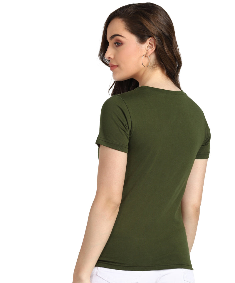 Women's Cotton Sequin Motif T-Shirt Combo