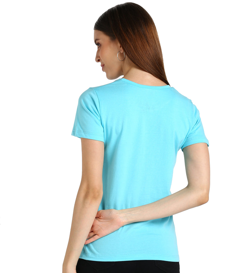 Women's Cotton Sequin Motif T-Shirt Combo