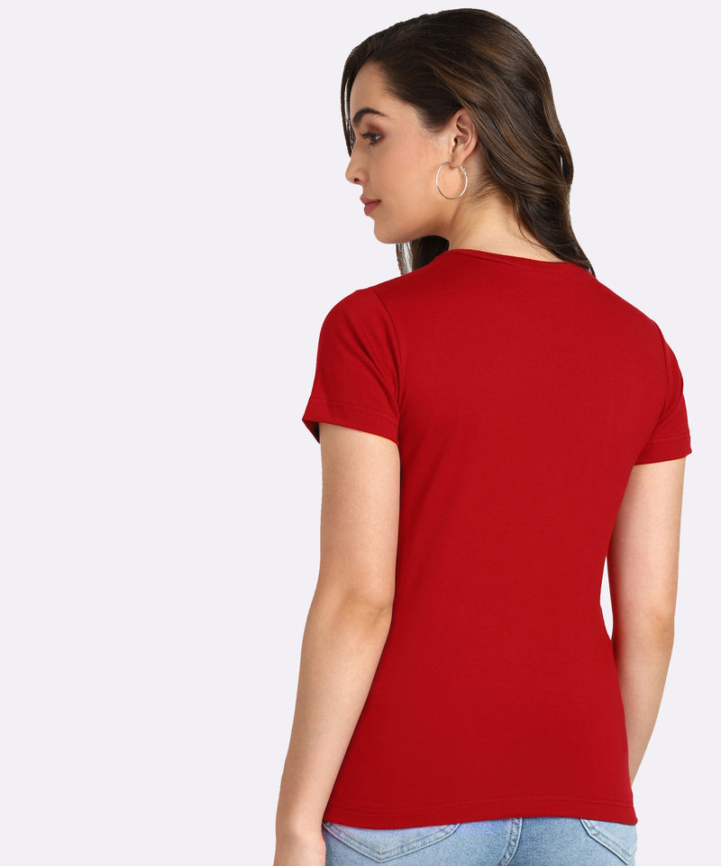 Women's Cotton Sequin Motif T-Shirt Combo