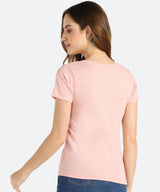 Women's Sequins Motifs Embellished Cotton T-shirt