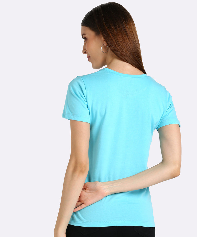 Women's Cotton Sequin Motif T-Shirt Combo