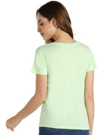 Women's Sequins Motifs Embellished Cotton T-shirt