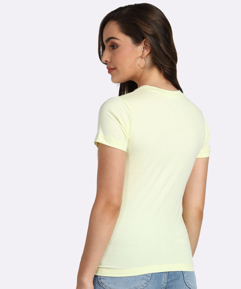 Sparkle Every Day with the Pack of 2 Women's Cotton Sequins Motifs T-Shirts