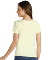 Women's Sequins Motifs Embellished Cotton T-shirt