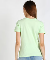 Women's Sequins Motifs Embellished Cotton T-shirt