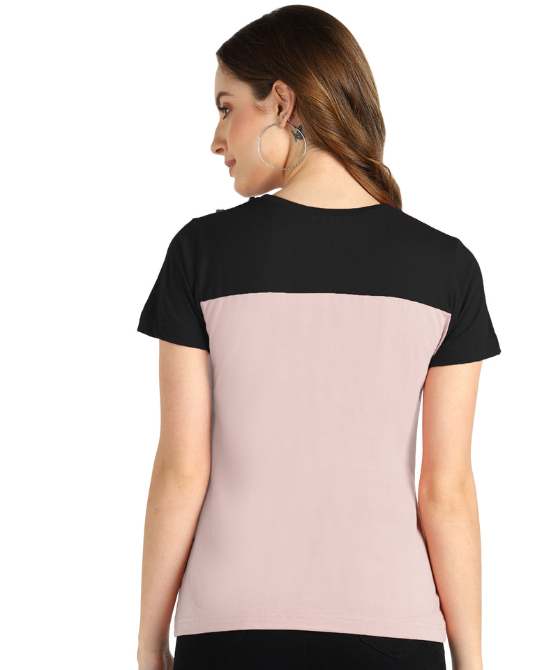 Women's Cotton Sequin Motif T-Shirt Combo