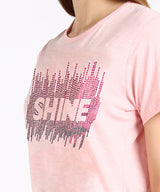 Women's Sequin Motifs Embellished cotton T-shirt