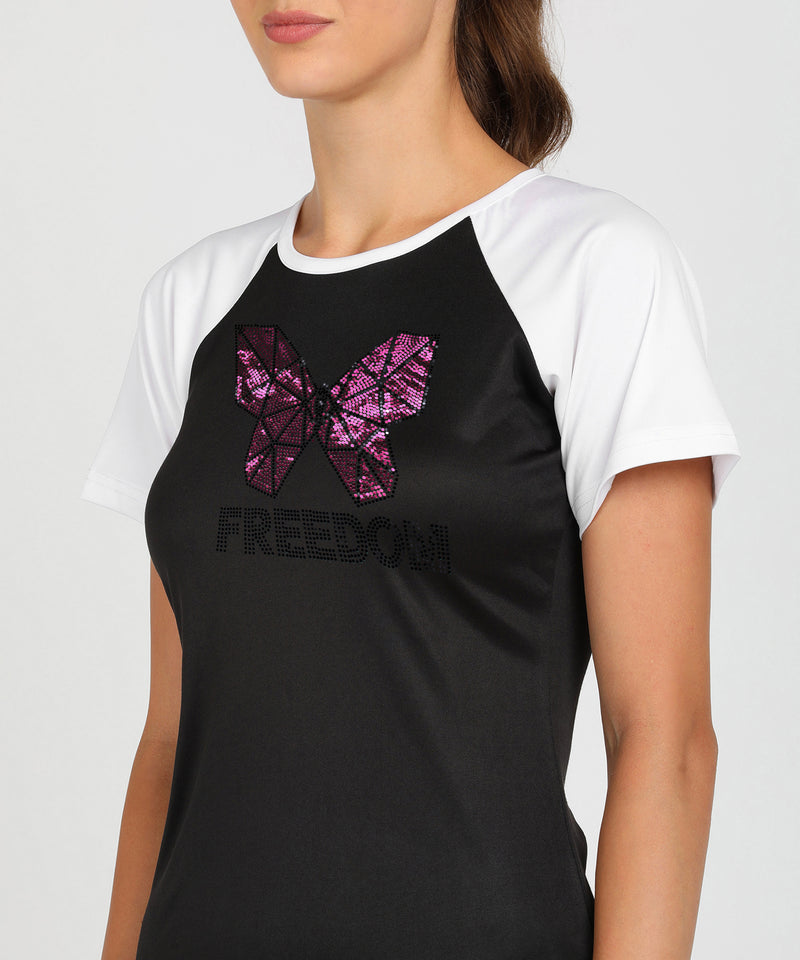 Women's Polyester Sports T-Shirt Pack of 2