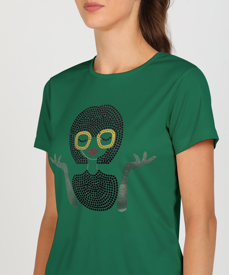 Women’s Polyester Sports T-Shirts (Pack of 2)