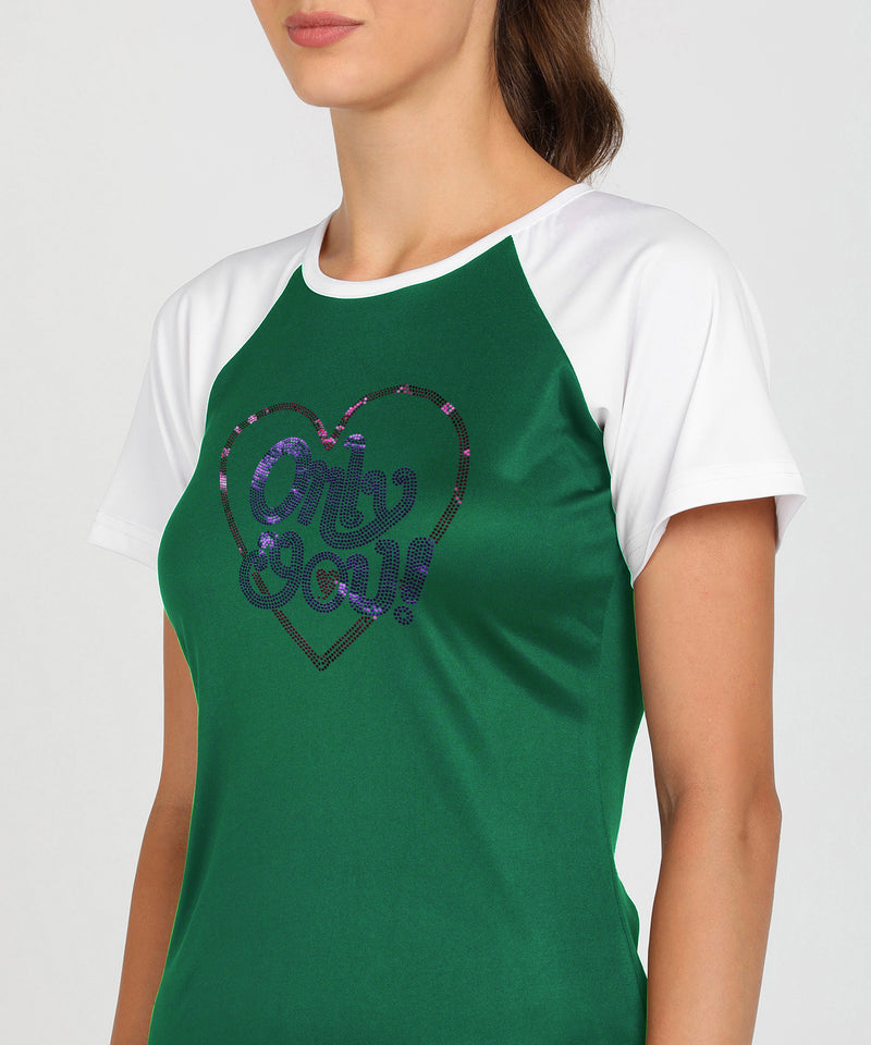 Women's Polyester Sports T-Shirt Pack of 2