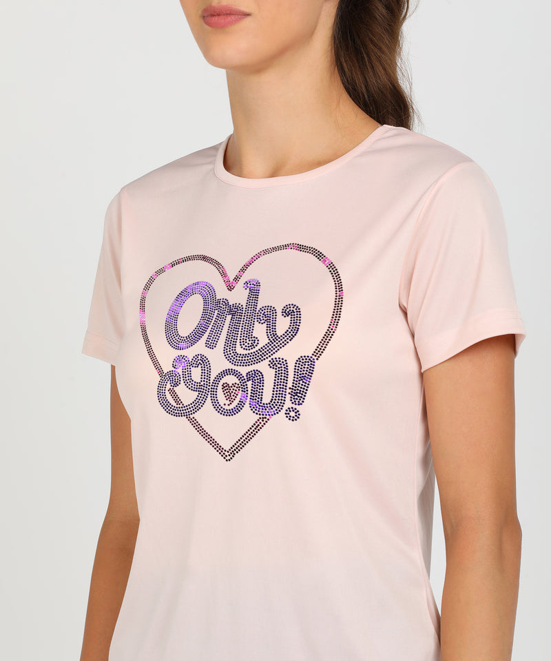 Women's Polyester Sports T-Shirt Pack of 2